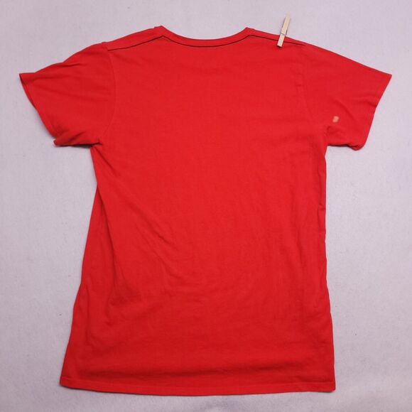 Calvin Klein Graphic Short Sleeve T-Shirt Womens Size Extra Large XL Red - Picture 12 of 12